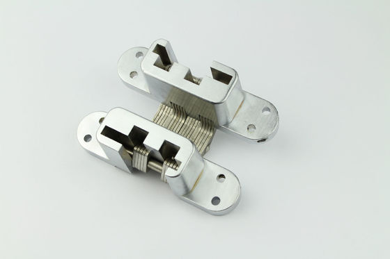 Sturdy Rustproof Invisible SOSS Hinges , Nickel Hidden Heavy Duty Door Hinges