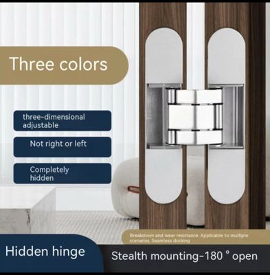 Silent Hinge 180 3D-ADJUSTABLE CONCEALED HINGE Degree Heavy-duty Folding Door