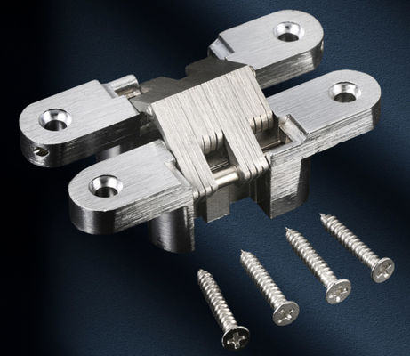 Stable Cross Heavy Duty Invisible Hinge Stainless Steel For Wooden Door