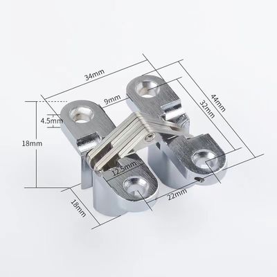 Anti Corrosion Heavy Duty Invisible Hinge For Solid Wood Doors Lightweight