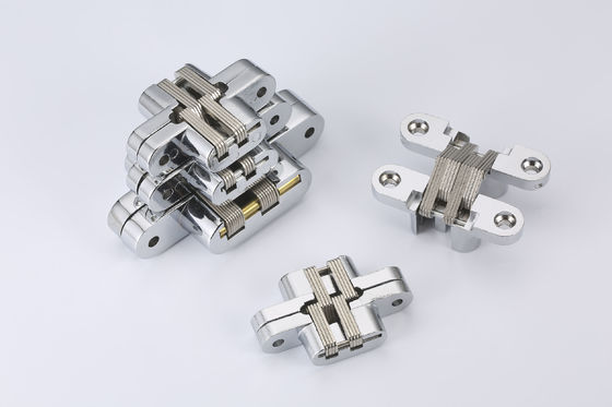 Antiwear Sturdy Heavy Duty Invisible Door Hinges Anti Corrosion