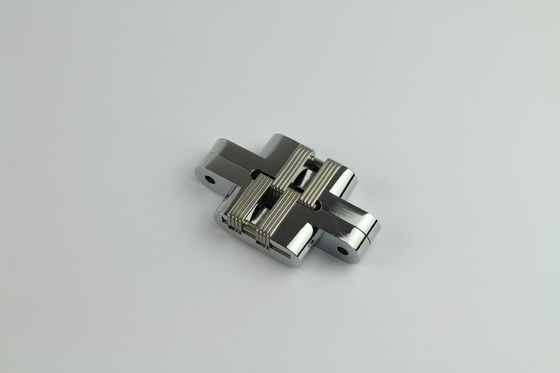 Durable Folding SOSS Hinges For Cabinet Doors , Nickel Cabinet Hinges 180 Degree Open