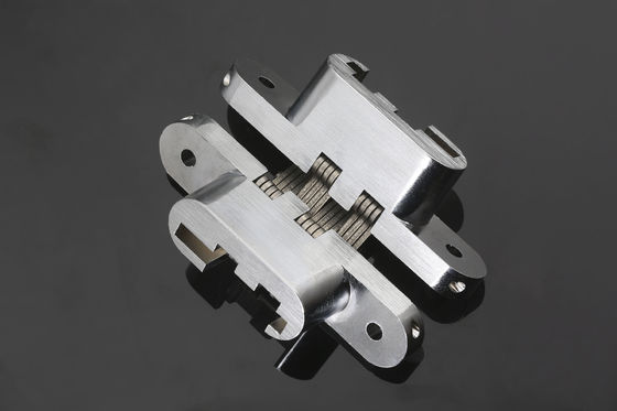 ODM Sturdy SOSS Mortise Mount Invisible Hinge Electroplating Surface Treatment
