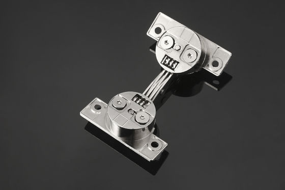 Swing Door Mortise Mount Invisible Hinge Adjustable 180 Degree Rotatable