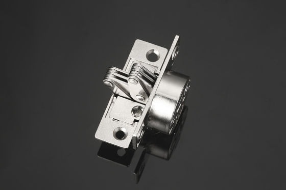 Two Holes Mortise Mount Invisible Hinge 2-1/2&quot; Hole Spacing