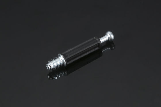 Zinc Plating Wardrobe Hardware Fittings Hanger Rod Rustproof For Cabinets