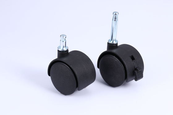 Heavy Duty Plastic Castor Wheels For Furniture Rustproof Durable