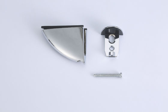 Aluminum Thickened Glass Shelf Clips Multipurpose For Industrial Cabinet