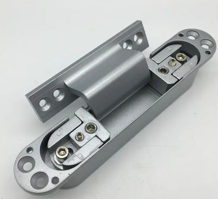 Invisible Heavy Duty Hinge 120kg Max Load Satin Nickel 180\u00b0 Opening